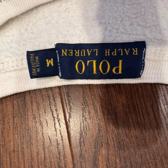 Polo by Ralph Lauren Cream Kids Sweatpants - Picture 2 of 2
